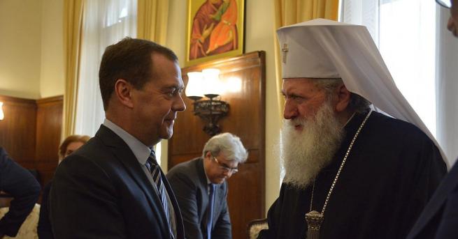 В Синодалната палата днес Негово светейшество българският патриарх Неофит се
