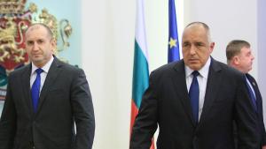 Президентът Румен Радев и премиерът Бойко Борисов