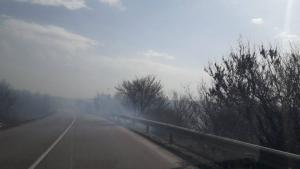 пожар магистрала пожарна