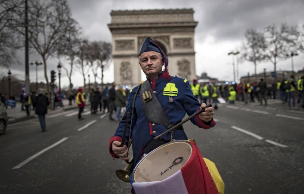  Франция митинги демонстрации на 9 март 