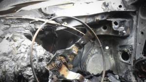 Кола се запали край великотърновското Ново село на пътя София