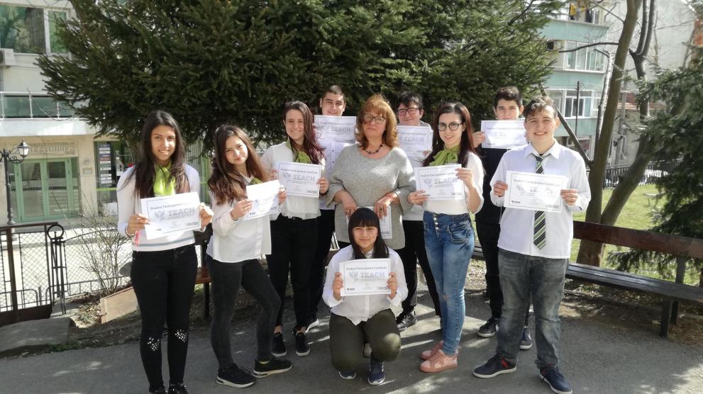 Гимназията по туризъм е отличена в световното състезание School Enterprise Challenge 2018
