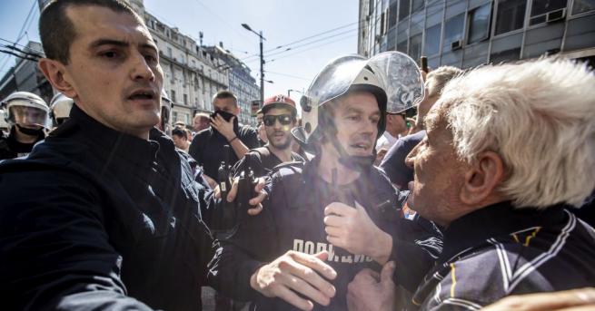 В сръбската столица Белград тази се проведе 51 ят протест срещу