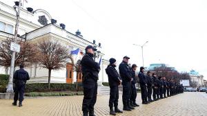 полицаи протест София