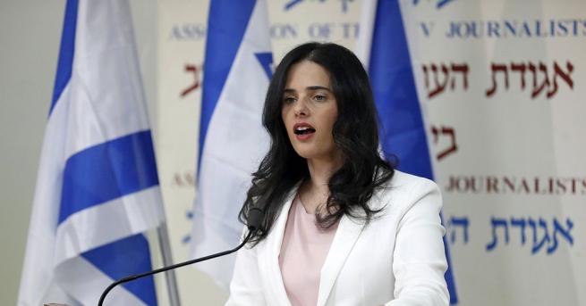 Предизборен видеоклип, на който израелската министърка на правосъдието Айелет Шакед
