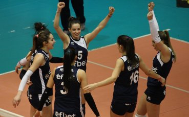 Левски поведе на Берое в полуфиналите при волейболистките