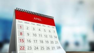 календар април