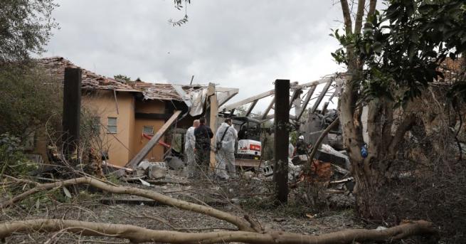 Израелската армия обвини палестинската групировка Хамас за днешното ракетно нападение