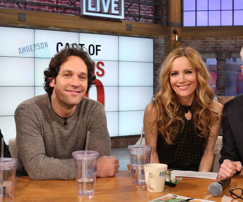 Лесли Ман и Пол Ръд през 2012 г. Двамата имат главни роли в 