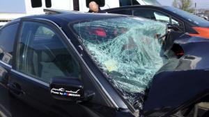 катастрофа смачкана кола