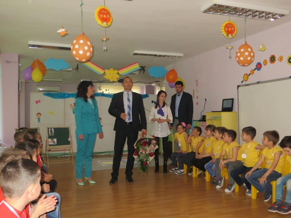 Кметът на „Северен“ – участник в апробиране на иновативна детска игра