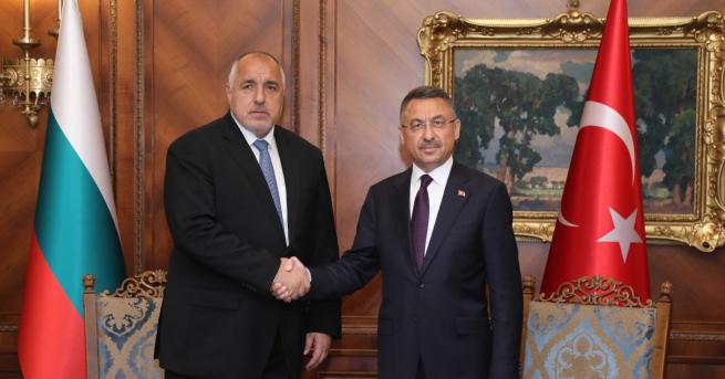 Срещата на премиера Бойко Борисов и турския вицепрезидент Фуат Октай