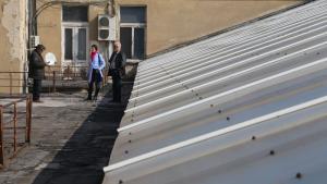 Ремонтират покрива на Националната библиотека