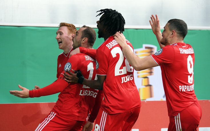 Гигантът е жив, Хамбургер ШФ на полуфинал за Купата на Германия