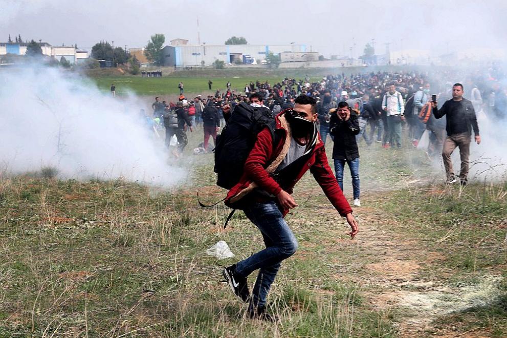  Гърция конфликти с мигранти 