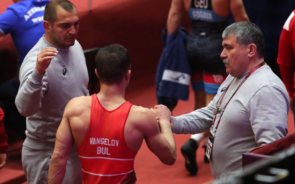 Вангелов взе приза за най-техничен борец