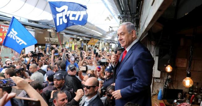 Управляващата дясна партия Ликуд на израелския премиер Бенямин Нетаняху изглежда