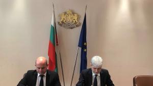 Кметът на Русе Пламен Стоилов заедно с министъра на околната