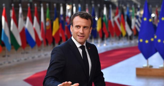 Френският президент Еманюел Макрон ще обяви днес по телевизията първоначален