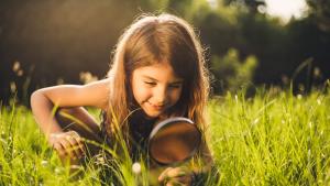 времето дете поляна лято