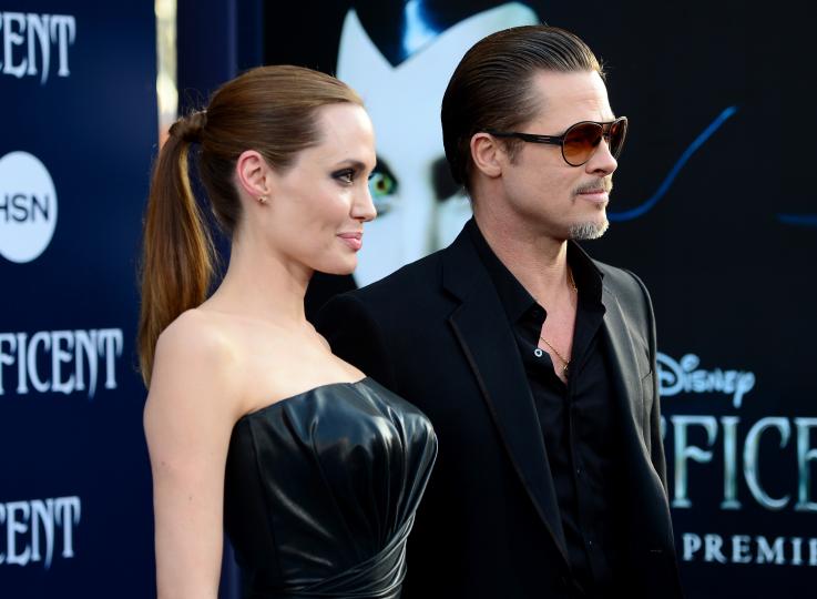 <p>Брад Пит и Анджелина Джоли</p>
