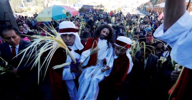 Хиляди християнски поклонници участваха в отбелязването на празника Палмова неделя