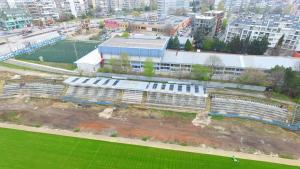 ремонт стадион Спартак Варна