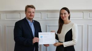 Ева Майдел с отличие от Европейската организацията на данъкоплатците