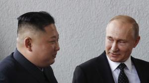 Владимир Путин и Ким Чен ун