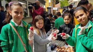 боядисване на яйца