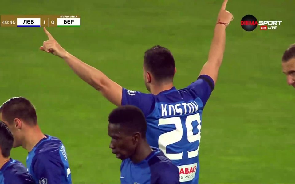 Отборът на Левски стартира прекрасно второто полувреме срещу Ботев, след