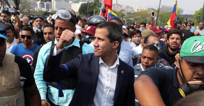 Лидерът на венецуелската опозиция Хуан Гуайдо обяви вчера възобновяване на