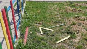 вандали пейка Благоевград