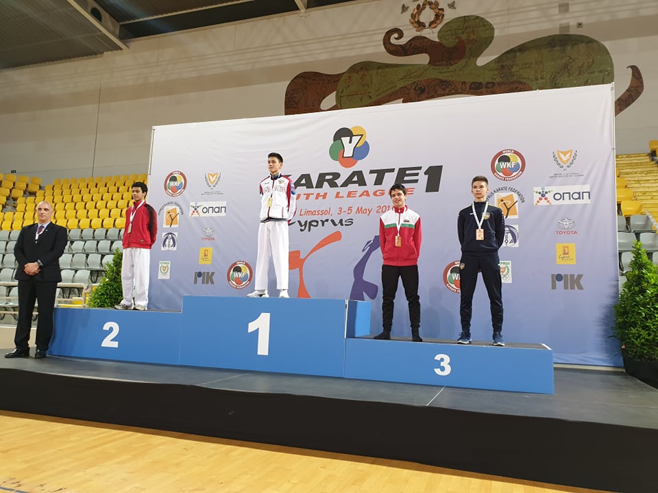 Тодор Настев от КК"ДАРИС" спечели бронзов медал от Световна Младежка Лига в Лимасол