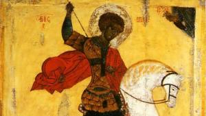 Свети Георги убива змея