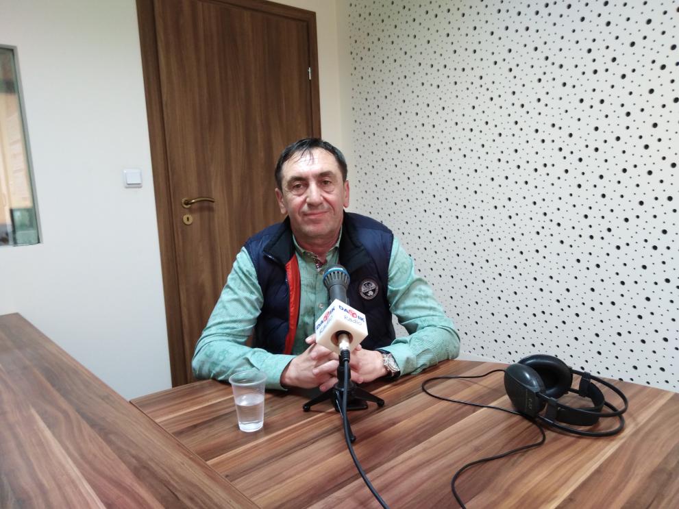Бизнесменът Младен Матеев, собственик на "Изида" ООД в студиото на Дарик