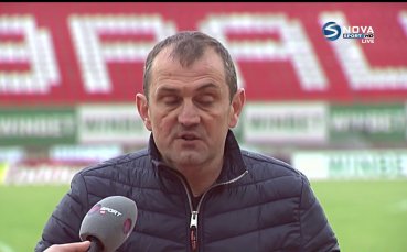 Старши треньорът на Славия Златомир Загорчич заяви след първия мач