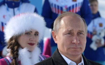 Руският президент Владимир Путин показа отлични способности на играч по хокей