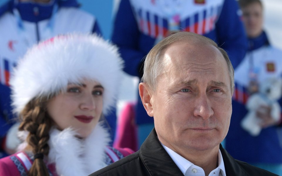 Руският президент Владимир Путин показа отлични способности на играч по