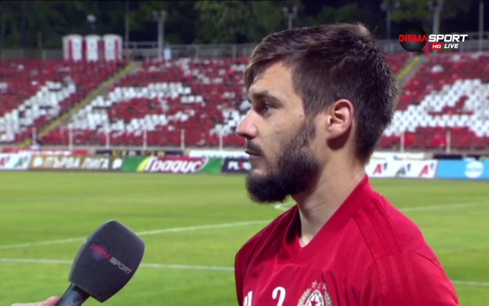 Кристиян Малинов беше един от най-надъханите играчи на ЦСКА в