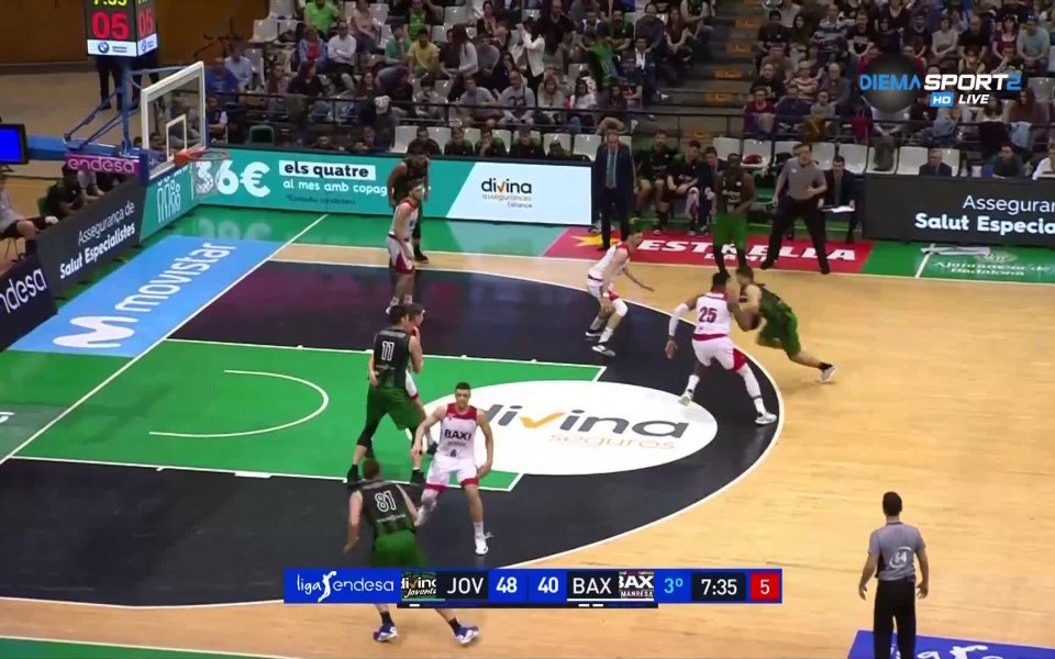 Отборът на Ховентут победи Манреса с 86:70 точки в среща