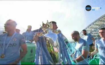 Манчестър Сити спечели титлата в английския шампионат за втори пореден