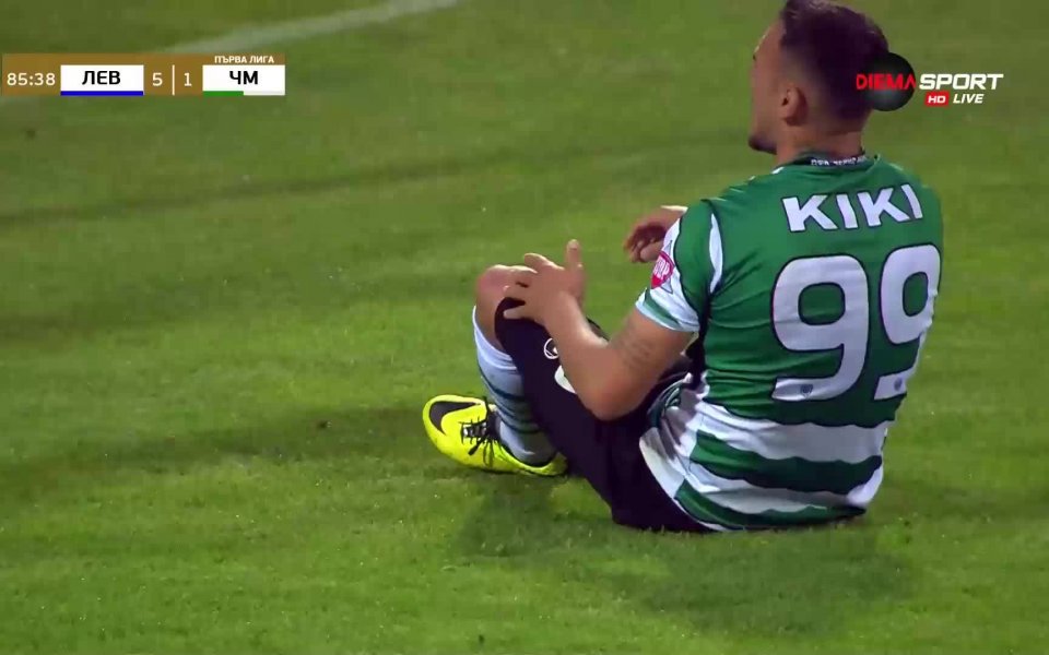 Нападателят на Черно море Дани Кики в 86-ата минута вкара