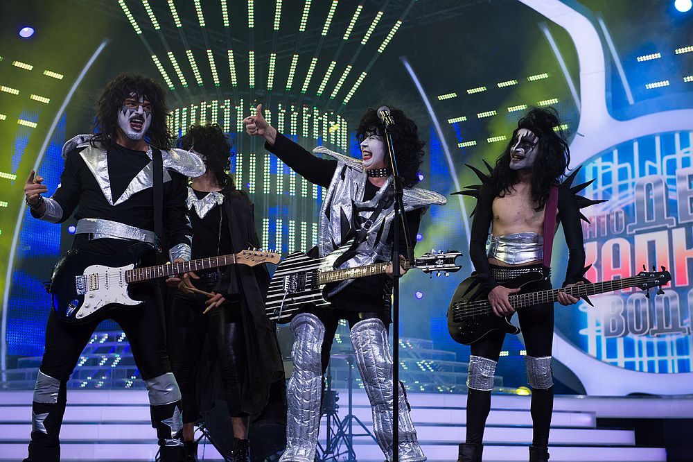 Петя Буюклиева като Paul Stanley от Kiss