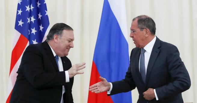 Държавният секретар на САЩ Майк Помпейо предупреди руския външен министър