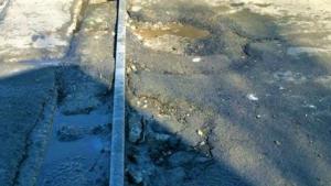 Бургас ремонт улица дупка