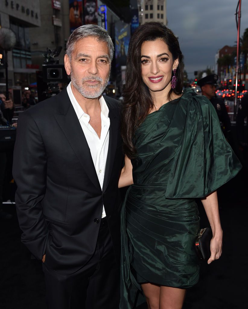 Амал и Джордж Клуни заедно на премиерата на сериала „Параграф 22“ в Лос Анджелис, в Рим и в Лондон