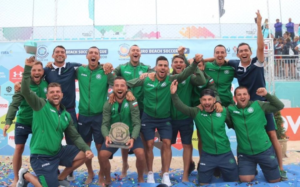 Националният отбор на България по плажен футбол ще участва единствено