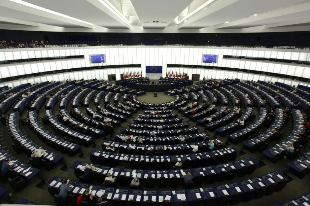 Европейски парламент зала