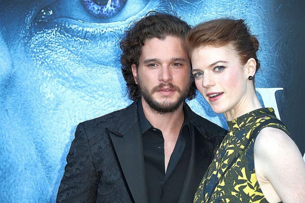  Кит Харингтън и Роуз Лесли 